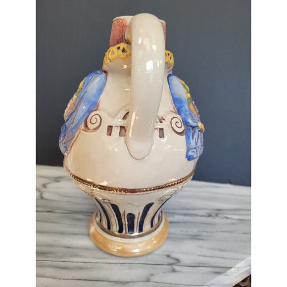 GERZ W. Germany German Beer Pitcher Stein Figurine w/ Proverb Vintage Large - Picture 4 of 9